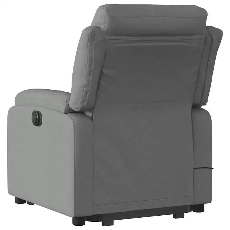 vidaXL Fauteuil inclinable de massage avec fonction releveur Gris clair