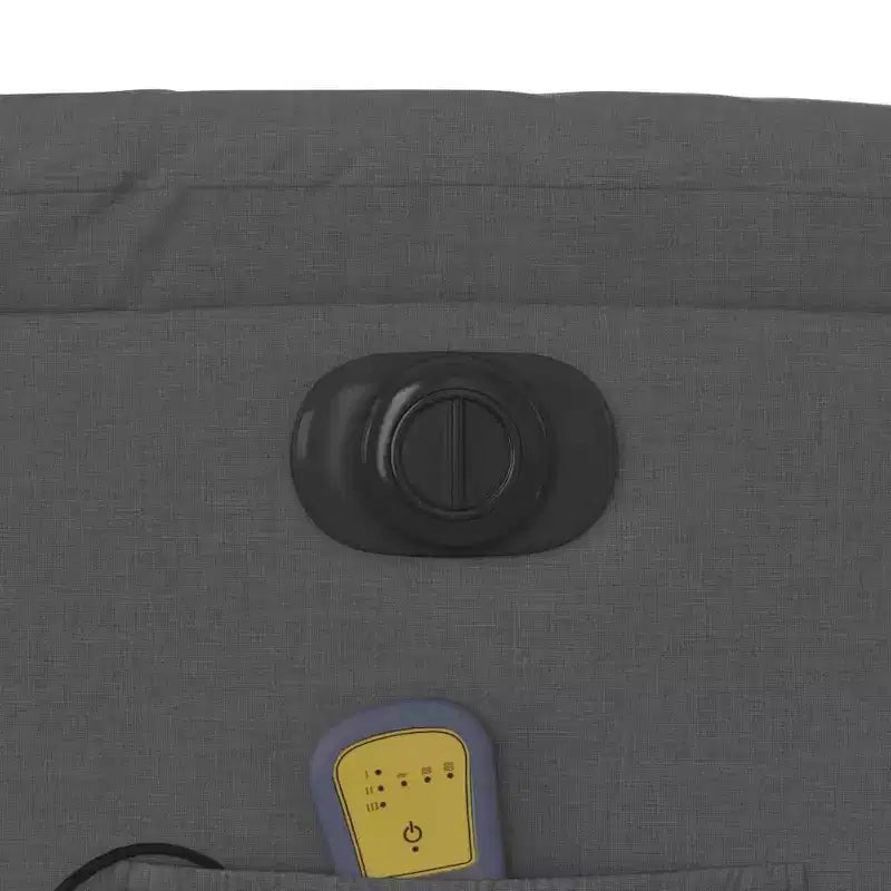 vidaXL Fauteuil inclinable de massage avec fonction releveur Gris clair