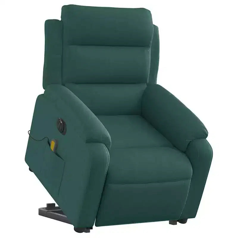 vidaXL Fauteuil inclinable de massage avec fonction releveur Gris clair