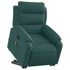 vidaXL Fauteuil inclinable de massage avec fonction releveur Gris clair