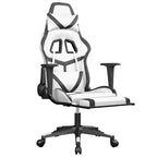 vidaXL Chaise de jeu noir et rouge