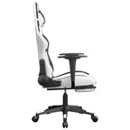 vidaXL Chaise de jeu noir et rouge