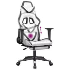 vidaXL Chaise de jeu noir et rouge