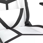 vidaXL Chaise de jeu noir et rouge