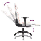 vidaXL Chaise de jeu noir et rouge