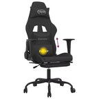 vidaXL Chaise de jeu noir et crème
