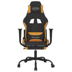 vidaXL Chaise de jeu noir et crème