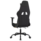 vidaXL Chaise de jeu noir et crème