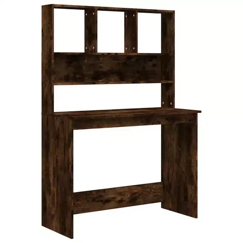 vidaXL Bureau Gris Béton Bois d'ingénierie 102 x 45 x 148 cm Bureau