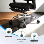 Chaise de bureau et de gaming ergonomique à dossier haut en maille, capacité de 180 kg, avec accoudoirs relevables, appui-tête, support lombaire et repose-pieds réglables, inclinable