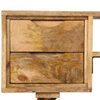 vidaXL Bureau Varie selon la pièce Bois de manguier massif 115 x 47 x 76 cm