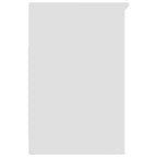 vidaXL Meuble à tiroirs blanc Bois d'ingénierie Meuble de rangement compact à tiroirs