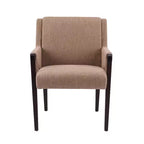 Christopher Knight Home Harish Ensemble de salle à manger moderne 7 pièces en bois d'hévéa rembourré en lin avec table rectangulaire