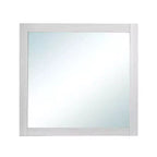 Passion Furniture Plano 39 in. W x 37 in. H Rectangle Wood Frame Dresser Mirror
