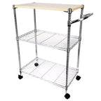 Chariot de rangement à roulettes de 85,1 cm H x 71,1 cm L
