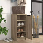 vidaXL Armoire à chaussures en bois d'ingénierie chêne Sonoma 30 x 35 x 70 cm