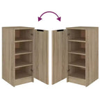 vidaXL Armoire à chaussures en bois d'ingénierie chêne Sonoma 30 x 35 x 70 cm