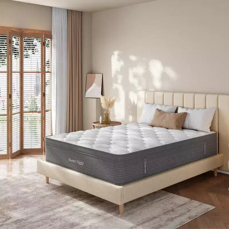 Matelas hybrides en mousse à mémoire de forme gel Sweetnight de 30/35/40 cm, fermeté moyenne, certifiés CertiPUR-US et OEKO-TEX