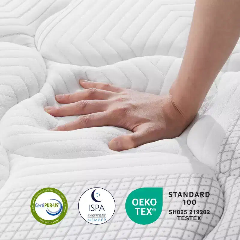 Matelas hybrides en mousse à mémoire de forme gel Sweetnight de 30/35/40 cm, fermeté moyenne, certifiés CertiPUR-US et OEKO-TEX