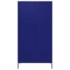 vidaXL Armoire Bleu marine 90x50x180 cm Acier