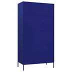 vidaXL Armoire Bleu marine 90x50x180 cm Acier