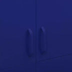 vidaXL Armoire Bleu marine 90x50x180 cm Acier