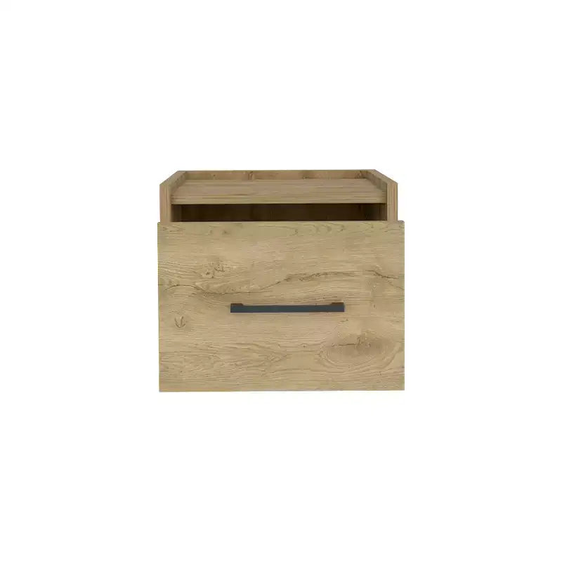 Table de chevet HomeRoots 10 tiroir en similibois beige