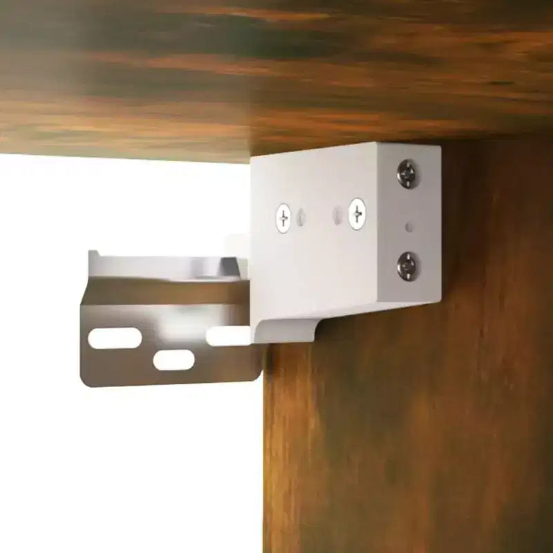 vidaXL Meuble de salle de bain chêne fumé Bois d'ingénierie Medium