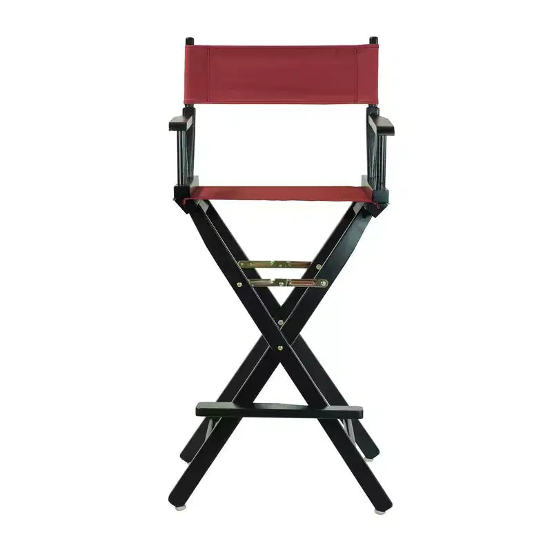 Chaise de réalisateur hauteur bar – Cadre noir