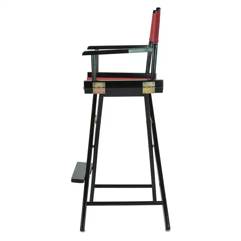 Chaise de réalisateur hauteur bar – Cadre noir