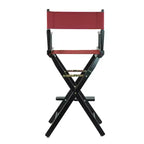 Chaise de réalisateur hauteur bar – Cadre noir