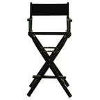 Chaise de réalisateur hauteur bar – Cadre noir