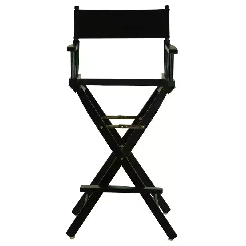 Chaise de réalisateur hauteur bar – Cadre noir