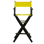 Chaise de réalisateur hauteur bar – Cadre noir
