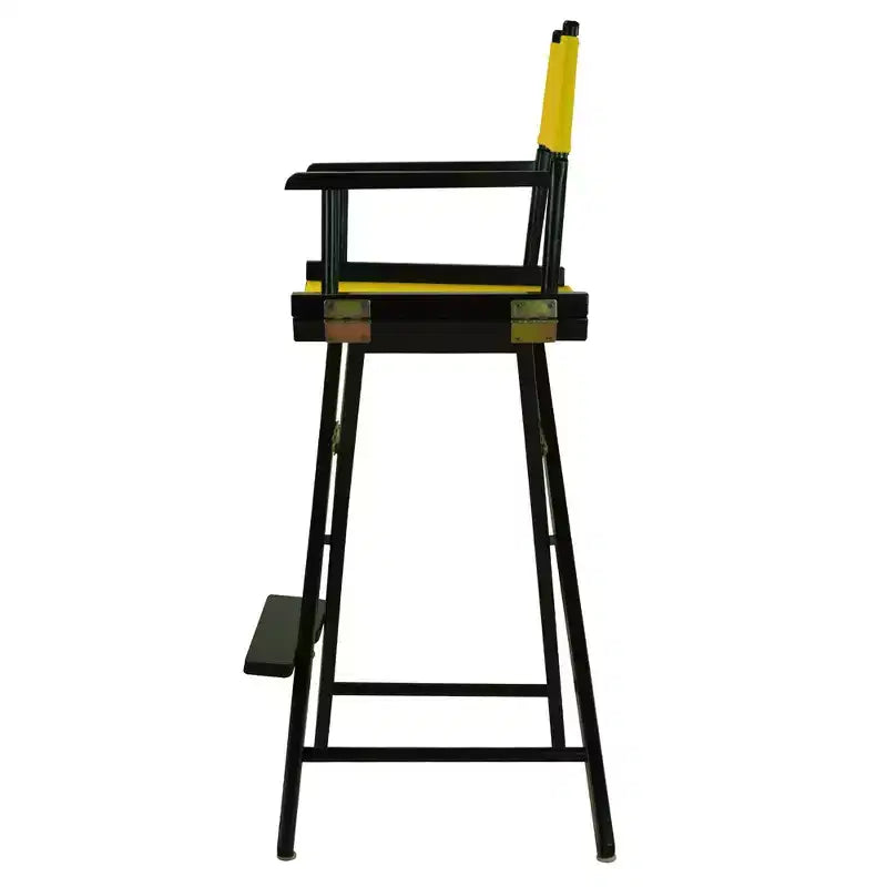 Chaise de réalisateur hauteur bar – Cadre noir