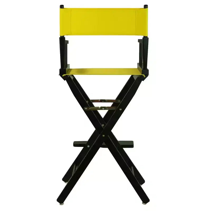 Chaise de réalisateur hauteur bar – Cadre noir