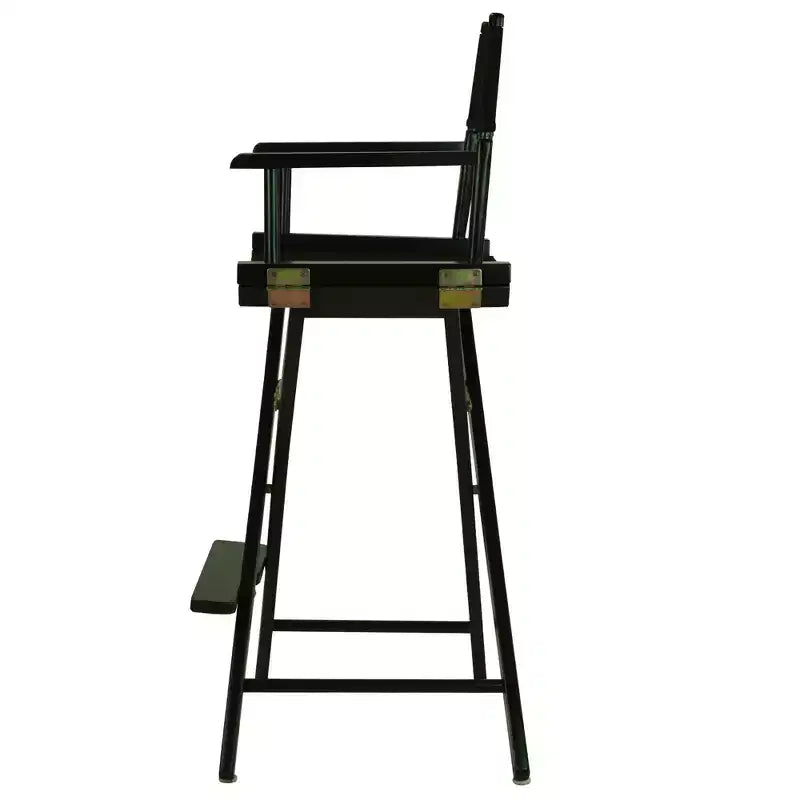 Chaise de réalisateur hauteur bar – Cadre noir