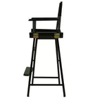 Chaise de réalisateur hauteur bar – Cadre noir