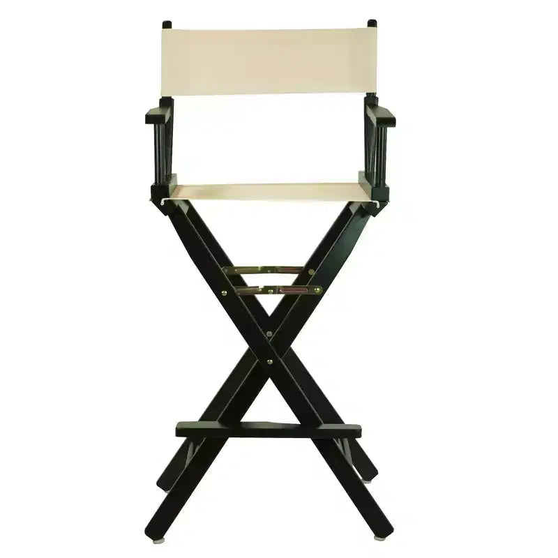 Chaise de réalisateur hauteur bar – Cadre noir