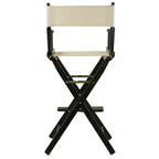 Chaise de réalisateur hauteur bar – Cadre noir