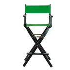 Chaise de réalisateur hauteur bar – Cadre noir