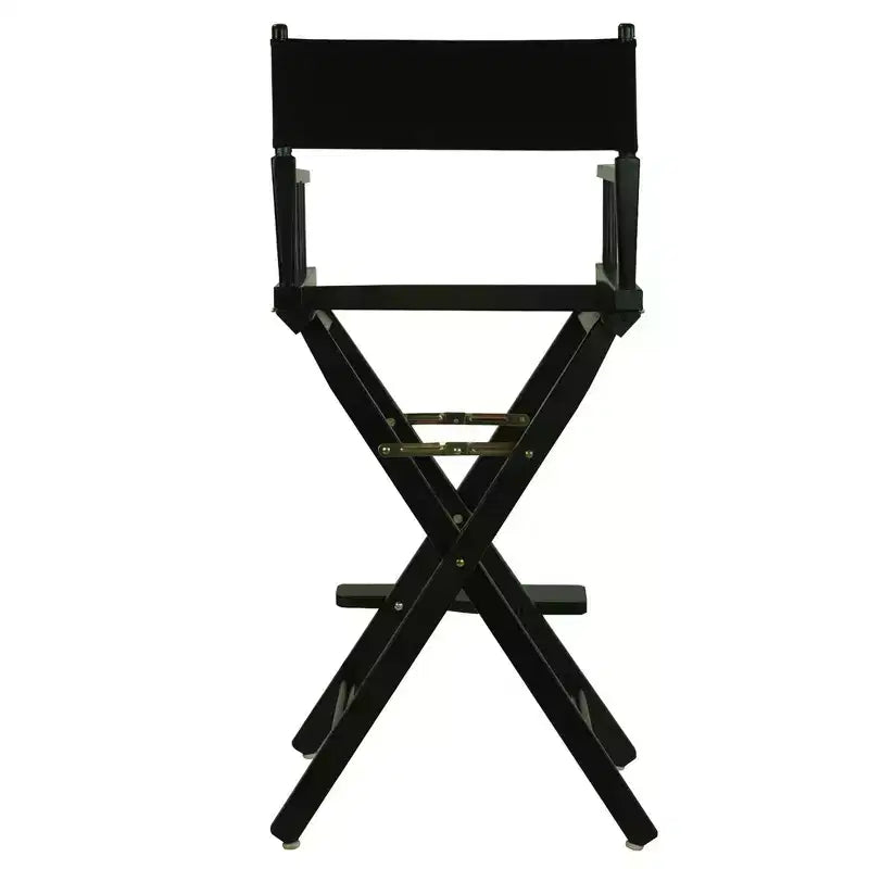 Chaise de réalisateur hauteur bar – Cadre noir