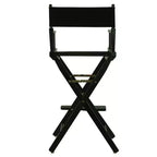 Chaise de réalisateur hauteur bar – Cadre noir
