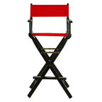 Chaise de réalisateur hauteur bar – Cadre noir