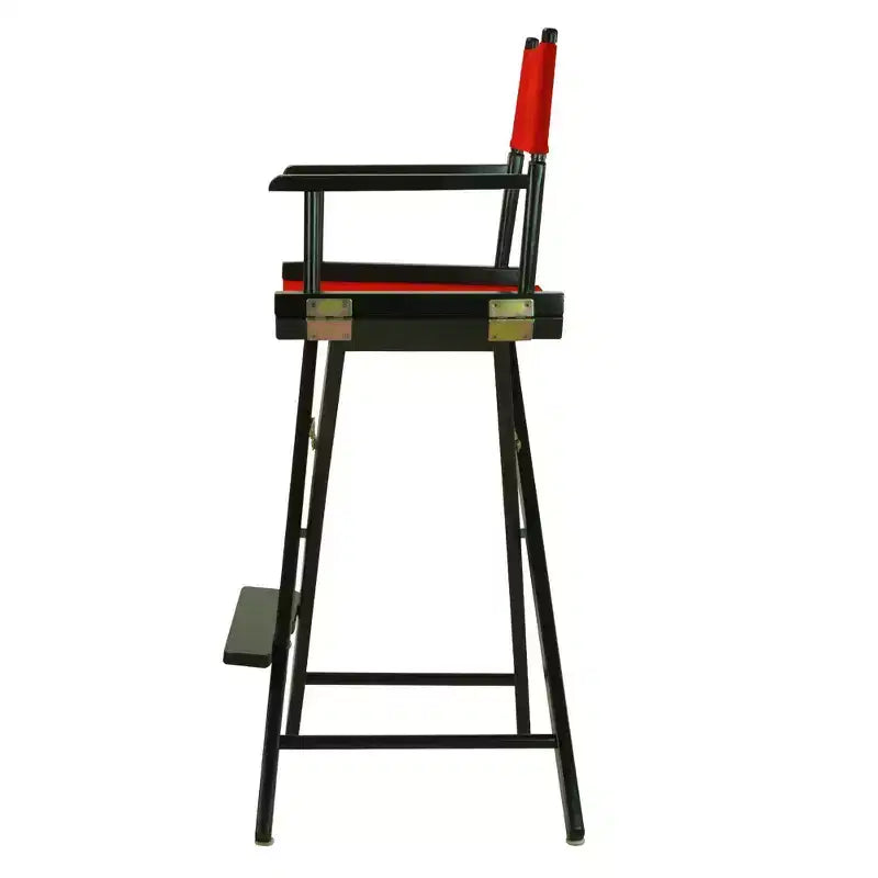 Chaise de réalisateur hauteur bar – Cadre noir