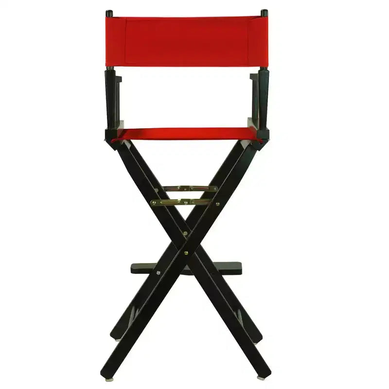 Chaise de réalisateur hauteur bar – Cadre noir