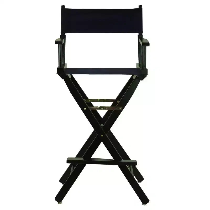 Chaise de réalisateur hauteur bar – Cadre noir