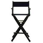 Chaise de réalisateur hauteur bar – Cadre noir