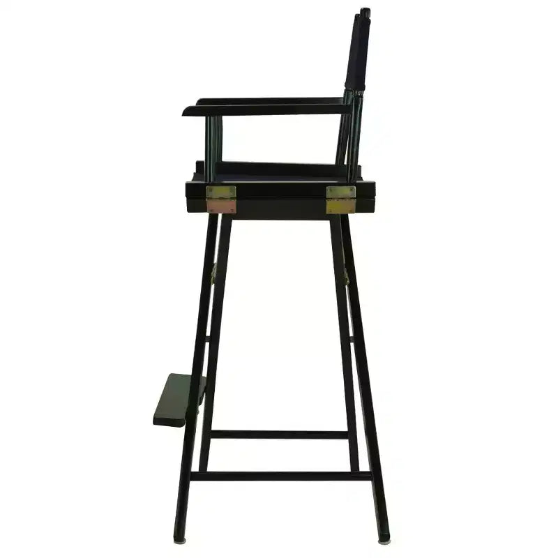 Chaise de réalisateur hauteur bar – Cadre noir
