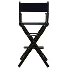 Chaise de réalisateur hauteur bar – Cadre noir